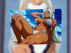 Mirko My Hero Academia Anime Waifu Sexy Goddess Doujin Lewd Hentai Card - Image 1