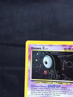 Pokemon Cards: Neo Discovery Rare Holo: Unown A 14/75 - Image 3
