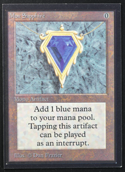 Mox Sapphire Magic Card Power 9 Collectors' Edition MTG - Image 1