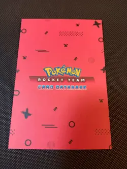 Pokemon Charizard Shiny #2 Cracked Ice Holo Team Rocket Card Database Set Peru - Image 2