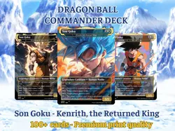 MTG Commander - Dragon Ball-Inspired - 100 Cards + Bonus (With Box) - Image 1