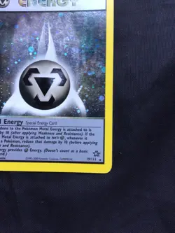 Pokemon Cards: Neo Genesis Rare Holo: Metal Energy 19/111 - Image 5