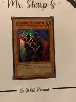 GERFRIED EISENRITTER - PSV-G101 DEUTSCH Yu-Gi-Oh! CARD SUPER RARE HOLO KONAMI - Image 2