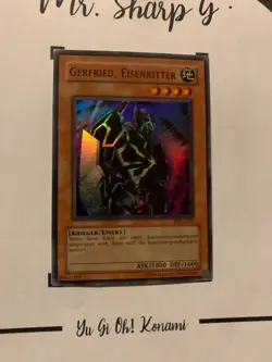 GERFRIED EISENRITTER - PSV-G101 DEUTSCH Yu-Gi-Oh! CARD SUPER RARE HOLO KONAMI - Image 4