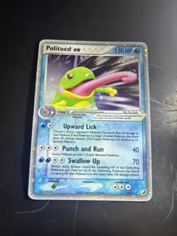 Pokemon Politoed EX 107/115 Unseen Forces Holo Card English Ultra Rare - Image 3