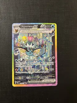 Pokemon TCG Vaporeon EX Prismatic Evolutions Special Illustration Card 149/131 - Image 1
