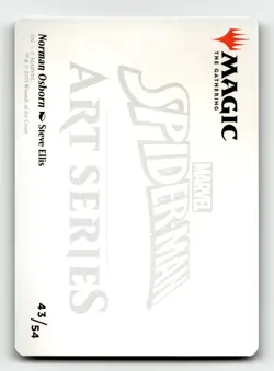 Norman Osborn Art Card (Gold-Stamped Signature) 43 S Art Series: Marvel's Spider - Image 2