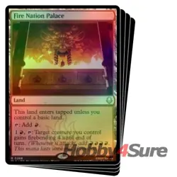 Foil Fire Nation Palace X4 M/NM Magic MTG Avatar: The Last Airbender - Image 1