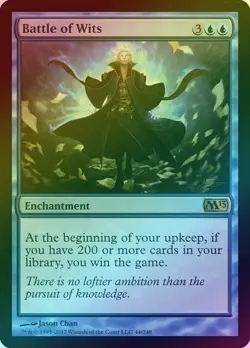 BATTLE OF WITS (FOIL) (M13) Magic 2013 - MTG - LP - Image 1