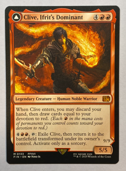 MTG - Clive, Ifrit's Dominant - NM - Final Fantasy - Image 1