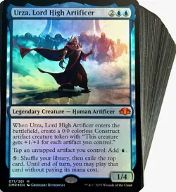 ***Custom Commander Deck*** Urza, Lord High Artificer - Artifact Storm - EDH Mag - Image 1