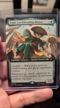 1x Toph Earthbending Master Extended Art NM Mythic - MTG TLA TLE Avatar x1 - Image 1