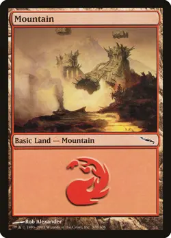 10x Mountain Basic Land (random art versions) - LP - Mirrodin - SPARROW MAGIC - Image 3