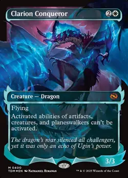 MTG Clarion Conqueror (Showcase) Tarkir: Dragonstorm #0400 FOIL - Image 1