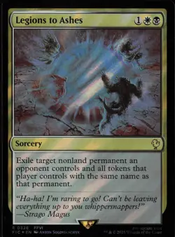 Legions to Ashes (Surge Foil) R Commander: FINAL FANTASY 326 NM - Image 1