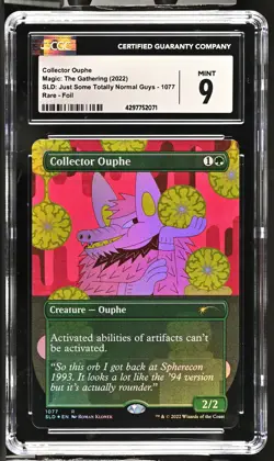 COLLECTOR OUPHE Secret Lair Foil Totally Normal Guys CGC 9 MTG [Nostalgium] - Image 1