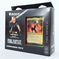 Magic The Gathering Final Fantasy VII 7 Commander Deck Limit Break Cloud Sealed - Image 1