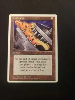MTG - Black Vise - Alternate 4th Fourth Edition - Image 1