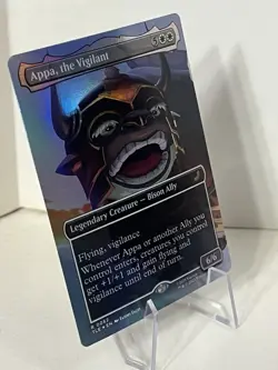 1x - Appa, the Vigilant - FOIL BORDERLESS #62 - Avatar: Eternal - NM MTG - Image 3
