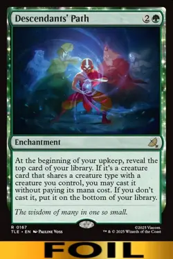 1x - Descendants' Path - FOIL #167 - Avatar: Eternal - NM MTG - Image 1