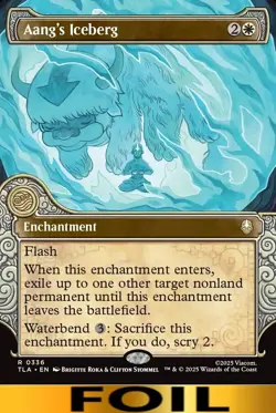1x - Aang's Iceberg - FOIL SHOWCASE #336 - Avatar: The Last Airbender - NM MTG - Image 1