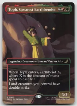 Toph, Greatest Earthbender (Borderless) M Normal Avatar: The Last Airbender 70 - Image 1