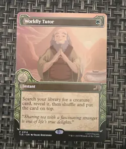 MTG Worldly Tutor (0314) *Non-Foil* Showcase Avatar TLE MT/NM - Image 1
