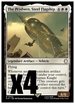 MTG | The Prydwen, Steel Flagship (x4 Playset) | (NM) Universes Beyond: Fallout - Image 1