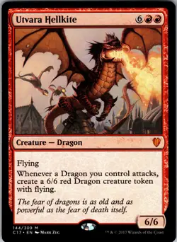 Utvara Hellkite Commander 2017 Mythic LP Magic: The Gathering 144 Normal - Image 1