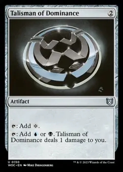 Magic The Gathering MTG TALISMAN OF DOMINANCE Wilds of Eldraine NM Near Mint - Image 1