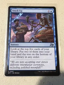 mtg Stock Up, Aetherdrift, unplayed - Image 1