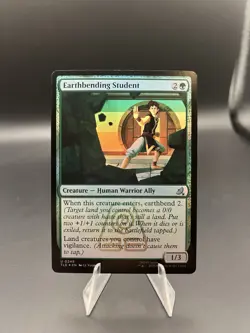 Magic The Gathering TLE Earthbending Student Foil Near Mint - Image 1