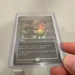 MTG SWORDS TO PLOWSHARES Brdless/Ext Art FOIL SLP Magic Con-Amsterdam EXCLUSIVE - Image 3