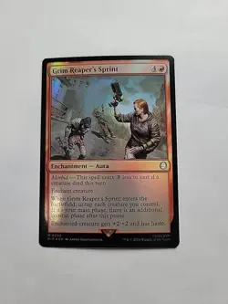 MTG - Grim Reaper's Sprint _PIP_ Foil Rare #0058 - Image 1