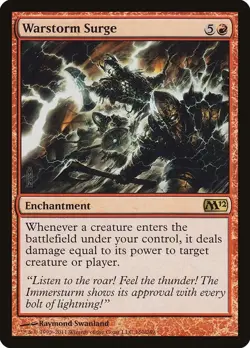 Warstorm Surge | Lightly Played LP Magic 2012 M12 Rare Magic MtG - Image 1