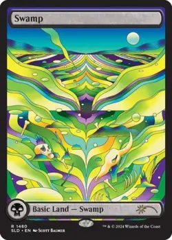 Swamp (1480) - Near Mint MTG Secret Lair - Image 1