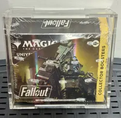 BRAND NEW in PlexiGlass Case! Fallout Collectors Booster Box New! MTG SEALED!! - Image 1