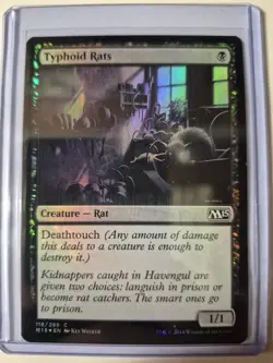 Typhoid Rats M15 Foil Lightly Played - Image 1