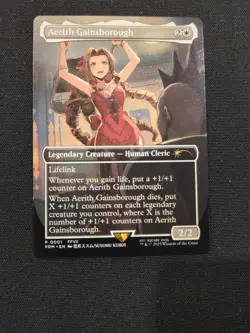 Aerith Gainsborough LP Secret Lair Showdown RC Promo MTG - Image 1