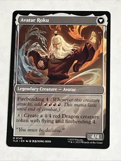 MTG - Legend Of Roku (Avatar) Near Mint Never Played M 0145 - Image 2
