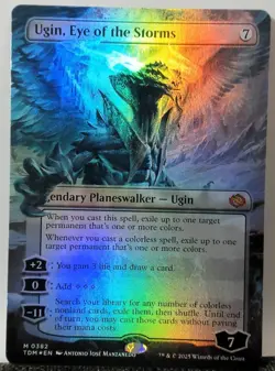 Ugin, Eye of the Storms 0382 EN FOIL extended art borderless 1x TDM Tarkir NM/M - Image 1