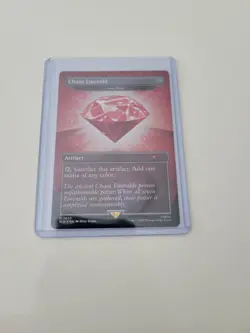 Magic the Gathering Red Chaos Emerald (Lotus Petal) Sonic SLD 7032. NEARMINT - Image 1