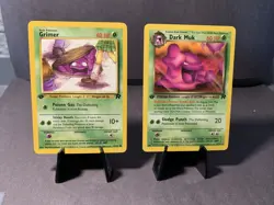 Pokemon TCG 1st Edition Grimer & Dark Muk 1st Edition Team Rocket #41/82 LP 2000 - Image 1
