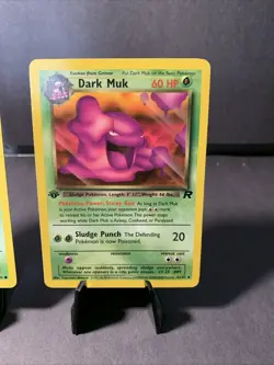 Pokemon TCG 1st Edition Grimer & Dark Muk 1st Edition Team Rocket #41/82 LP 2000 - Image 3
