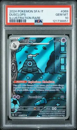 Pokemon PSA 10 Dusclops #069 Illustration Rare Segreto Fiabesco 2024 Italiano - Image 2