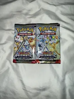 Pokemon Prismatic Evolutions Booster Packs SEALED 2 Packs - Image 1