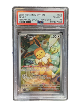Pokemon 2025 SV Promos Eevee #173 Full Art PSA 10 - Image 1