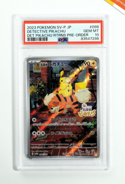 Pokemon PSA 10 Detective Pikachu #098/SV-P Det Pikachu Returns 2023 Japanese - Image 1
