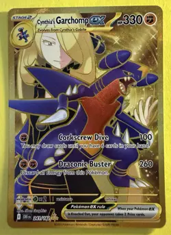 Pokemon ~ Cynthia's Garchomp ex 241/182 ~ Sv10: Destined Rivals ~ Hyper Rare - Image 1