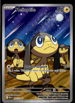 Helioptile - 143/132 - Illustration Rare - Pokemon Mega Evolution - Image 1